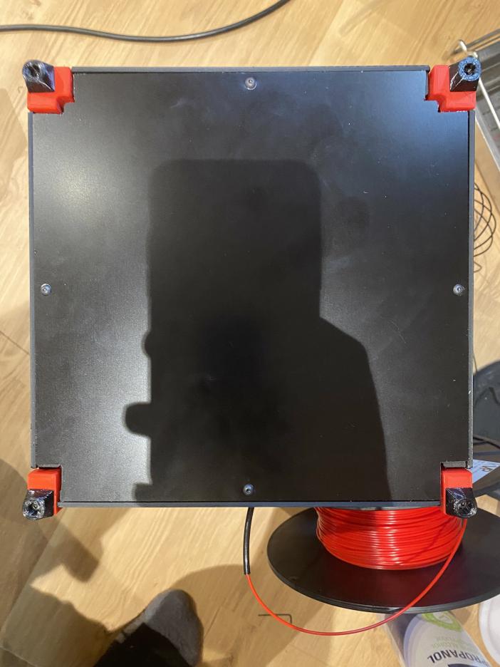 Photo from the bottom (short fancy prototype)