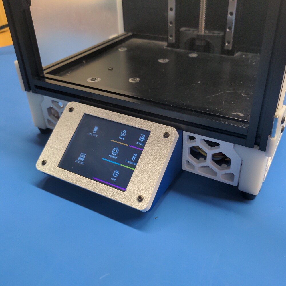 V0 3D Printer with LCD Mount