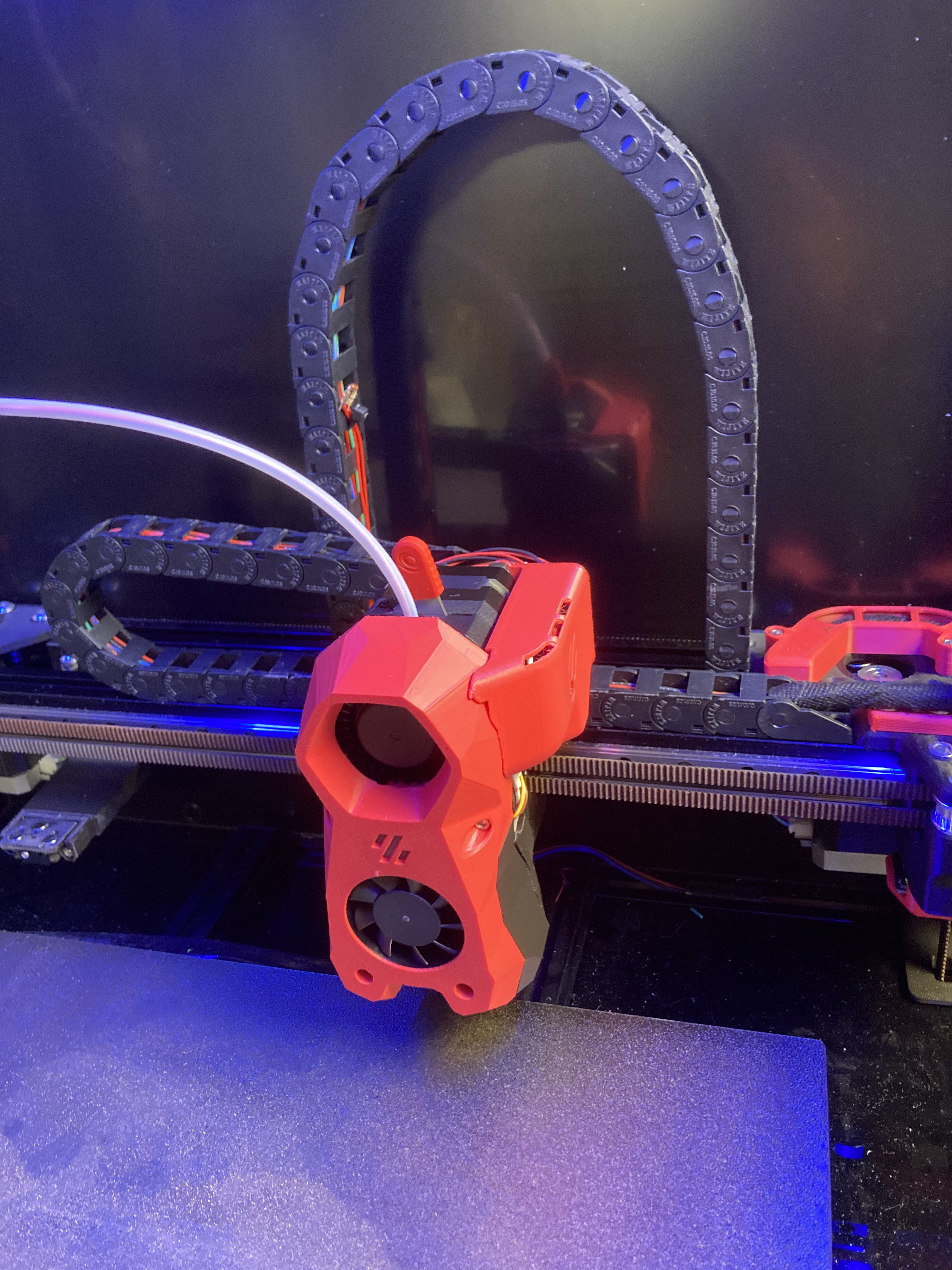 Stealthburner with connector cover