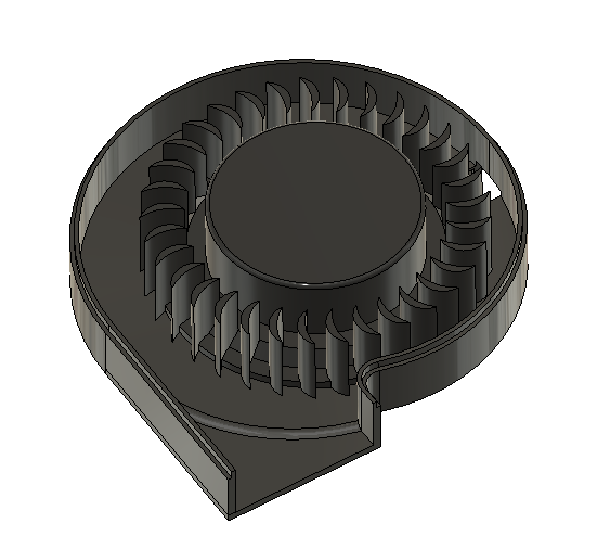 This is the fan after modification