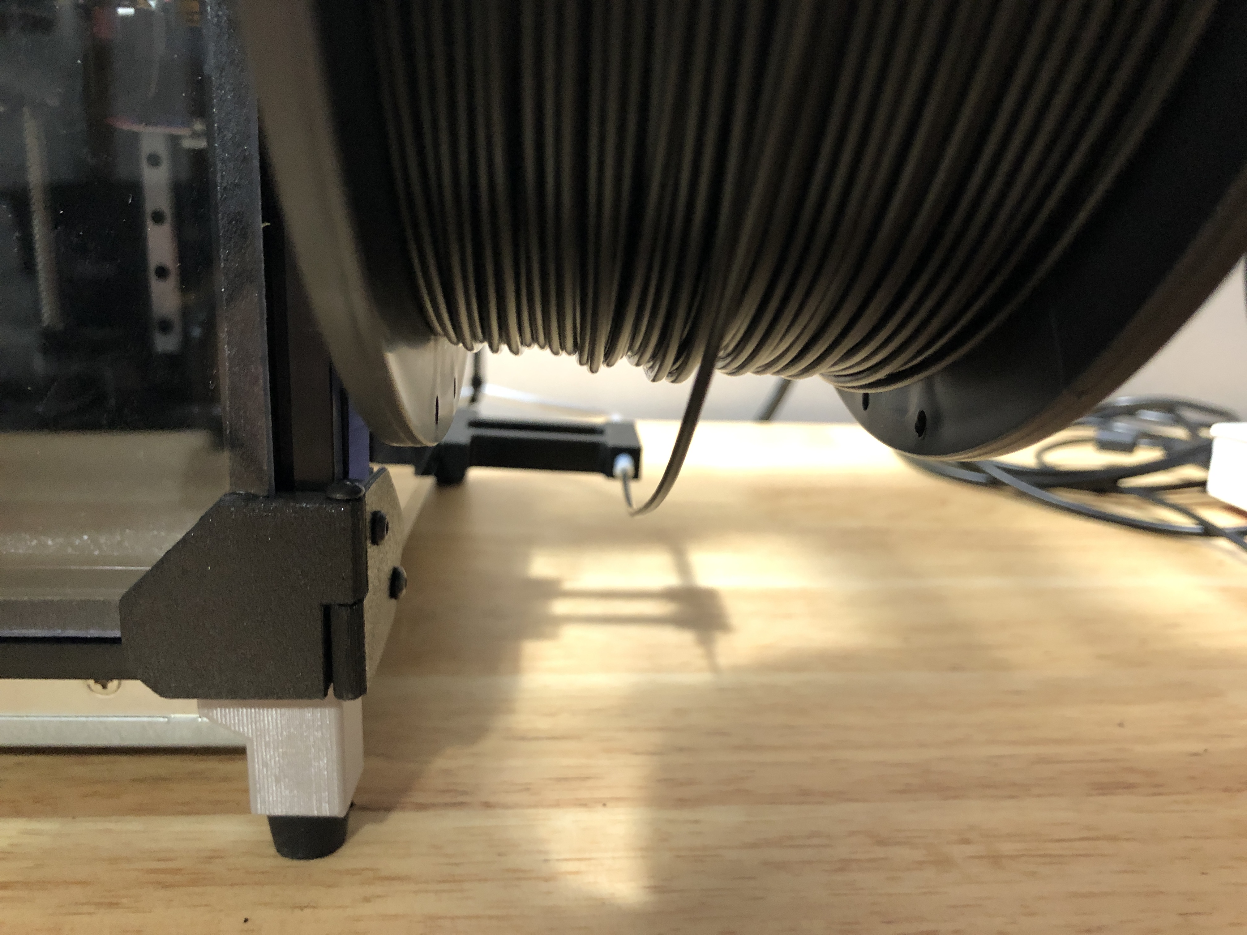 Mount and filament centered