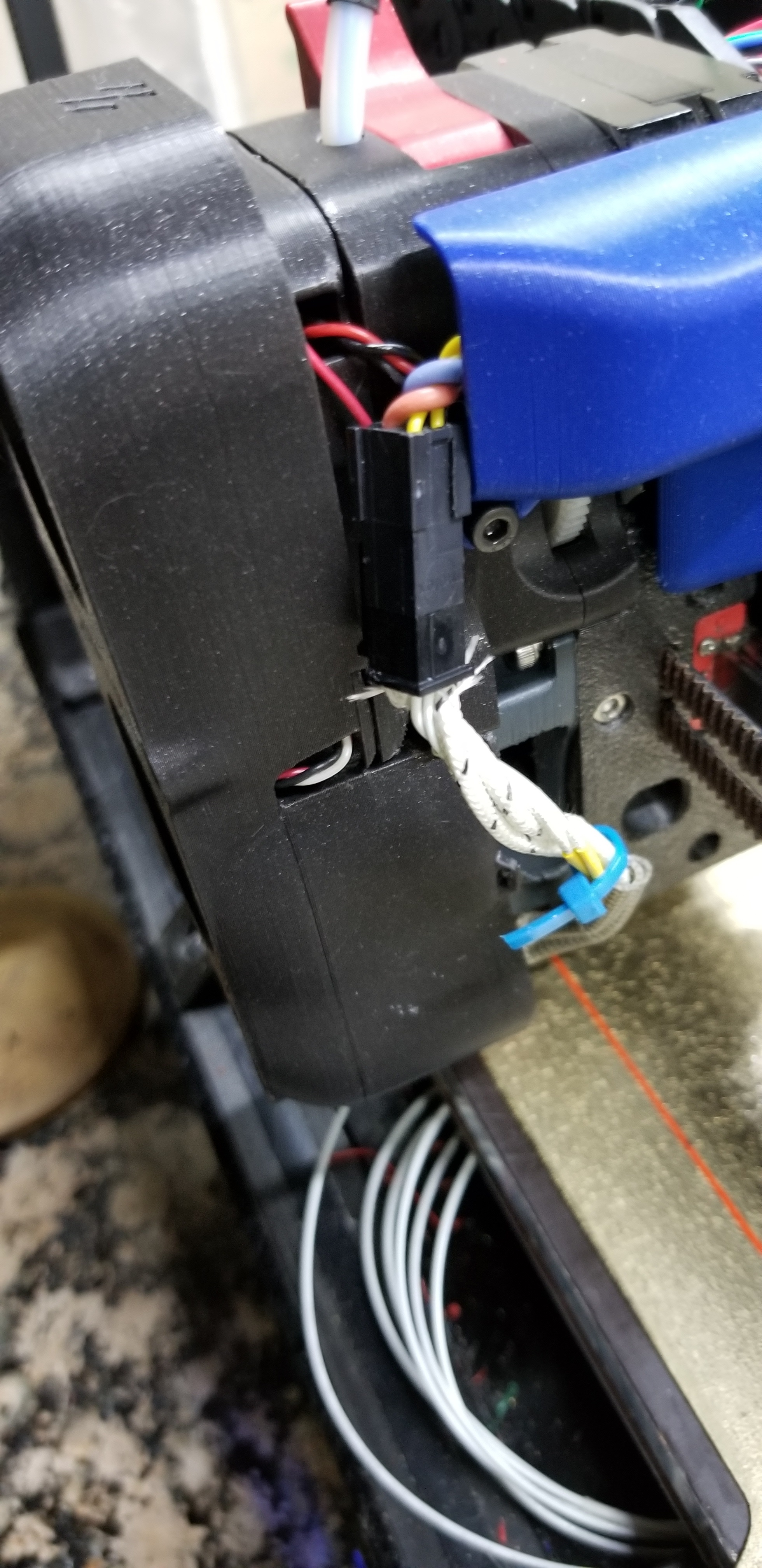 excess wire may be stored in the spacer