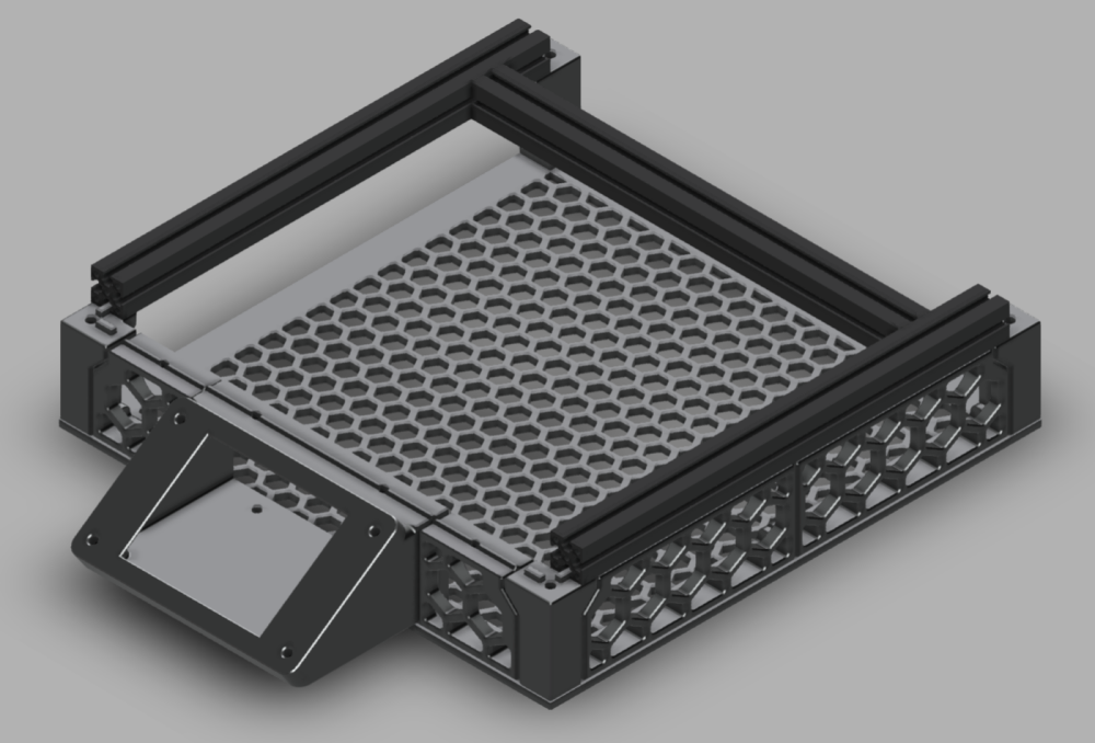 V0 3D Printer with LCD Mount