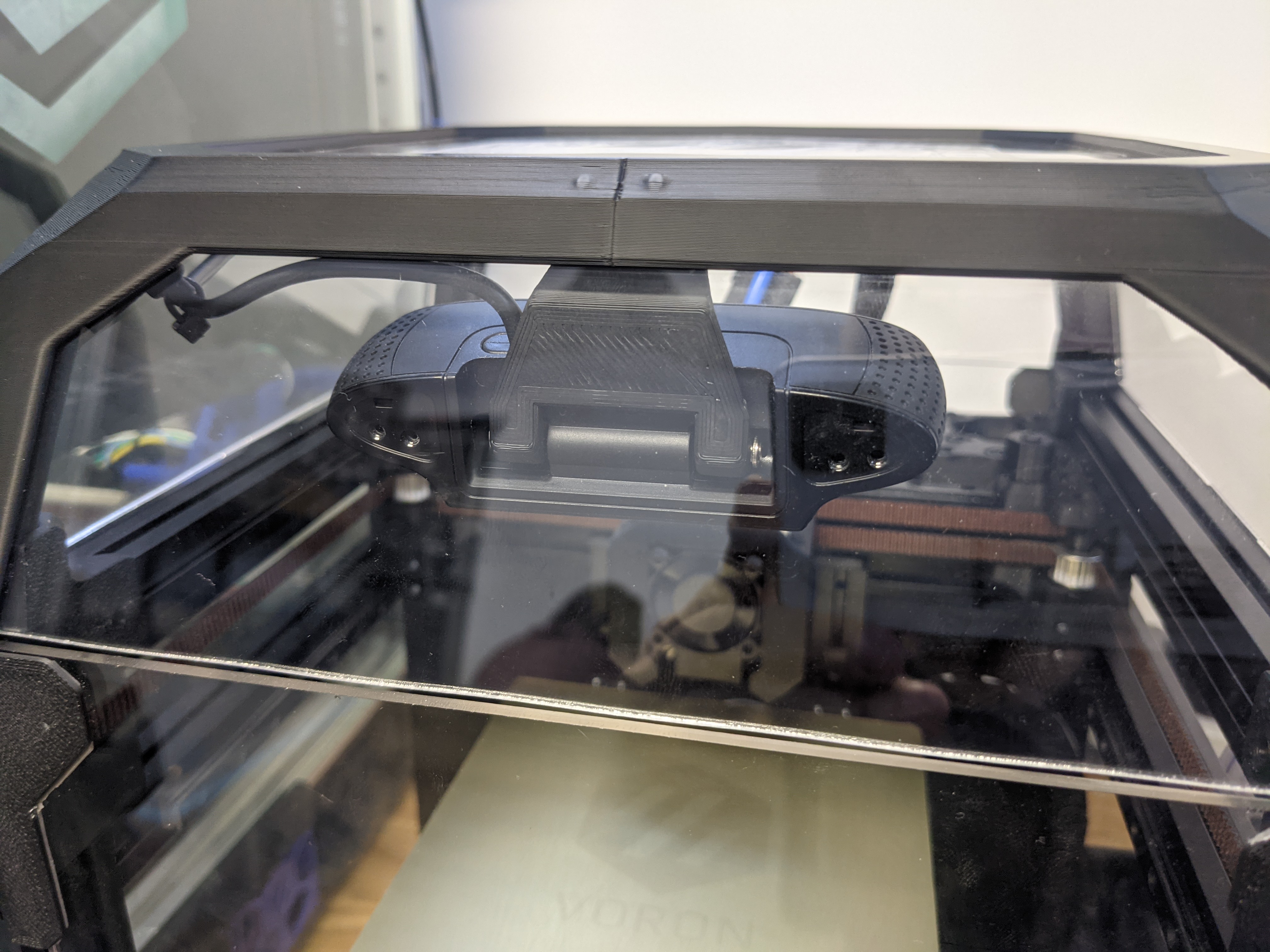 Front view of the mount