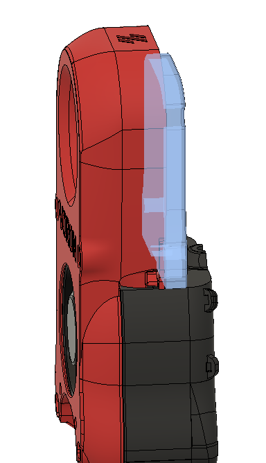 mounting the fan spacer between extruder and fan assy